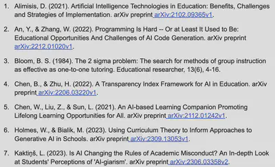 Citations with incorrect authors and arxiv links